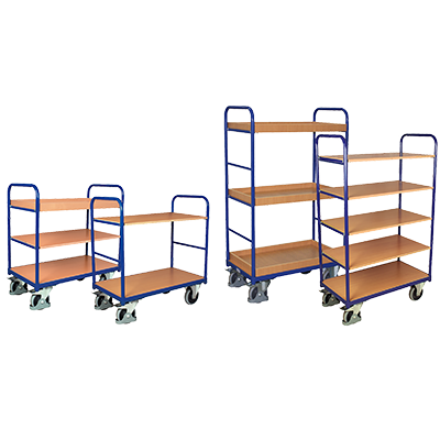 Tables à roulettes et chariots étagères