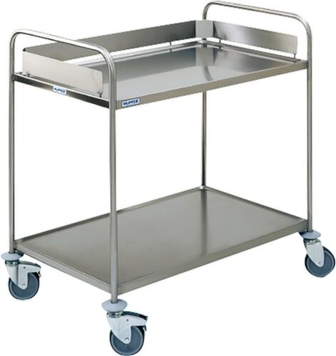 Hupfer RVS etagewagen met geluiddempende matten