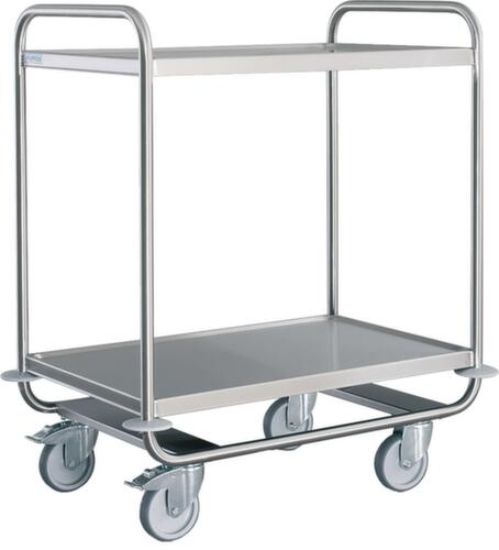 Hupfer RVS etagewagen met geluiddempende matten