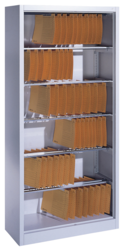 C+P Kantoorstelling ERGO van staal, breedte 930 mm, RAL7035 lichtgrijs