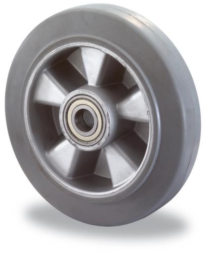 BS-ROLLEN Niet-strepend elastisch massief rubberen wiel