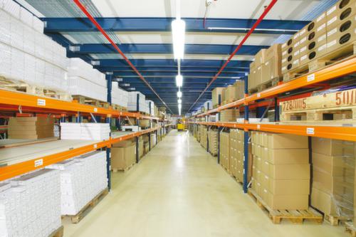 META Palletstelling MULTIPAL voor 4 pallets, 1825 mm breed, 4 opslagniveaus