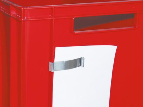 Euronorm stapelcontainers Basic met versterkte geribbelde bodem, blauw, inhoud 13 l