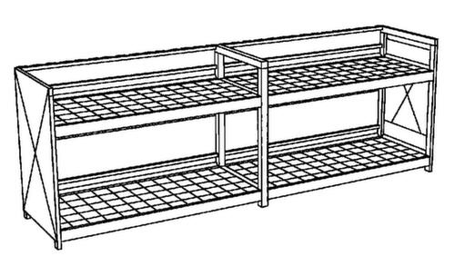 Lacont Stellingcontainer voor gevaarlijke stoffen voor maximaal 60 vaten van 200 liter