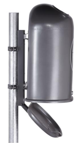 Ovale afvalbak voor buiten