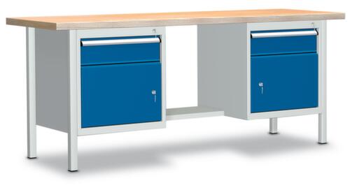 KLW Lutz Werkbank in RAL 7035/5010