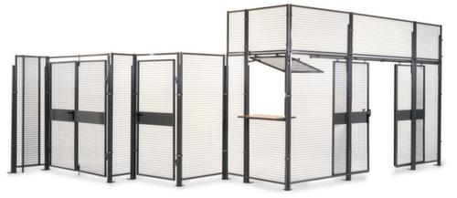 Scheidingswandsysteem met maaswijdte 40x40 mm