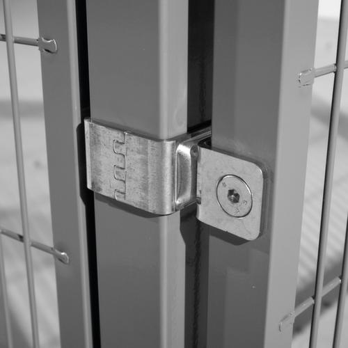 TROAX Veiligheidshek voor machines met maaswijdte 100x20 mm