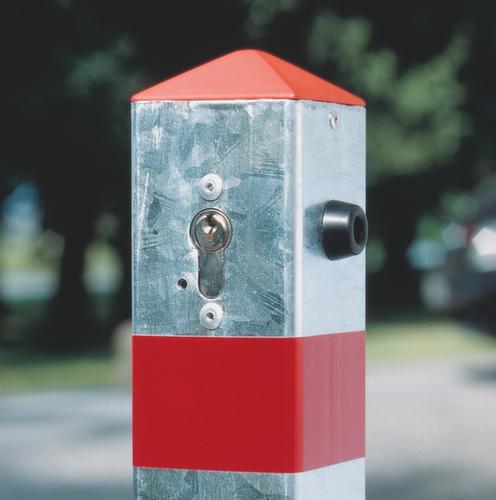 Afzetpaal met puntige kop