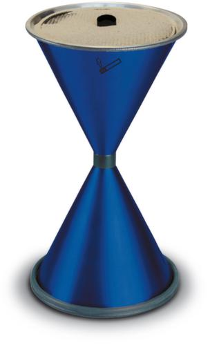 Staande asbak in zandlopervorm