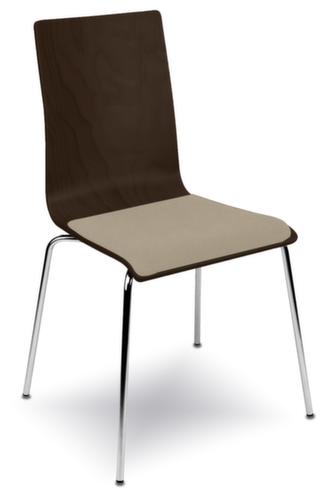 Nowy Styl Houten kuipstoel met 4-voetonderstel