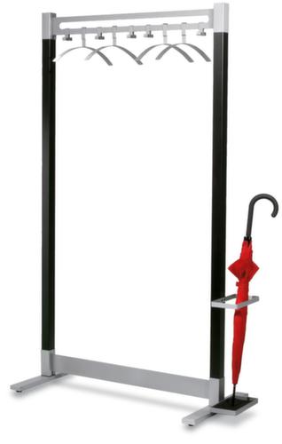 Garderoberek Montana, zilver/antraciet