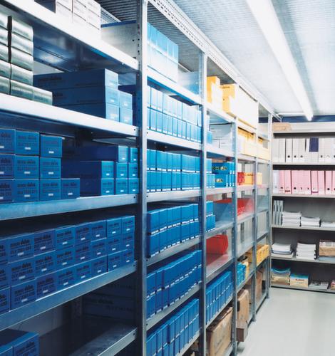 META Magazijnstelling, hoogte x breedte x diepte 2000 x 3068 x 436 mm, 5 legborden