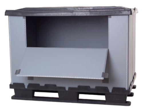 Vouwkrat voor pallets met 3 sleden