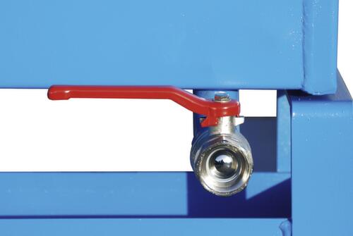 Kiepwagen voor spaanders met kraan