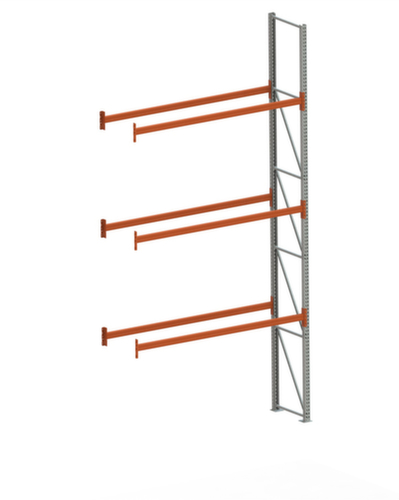 META Palletstelling MULTIPAL voor 8 pallets, 2785 mm breed, 4 opslagniveaus