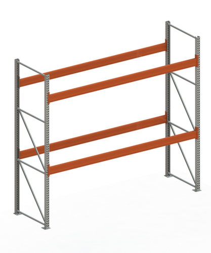 META Palletstelling MULTIPAL voor 12 pallets, 3770 mm breed, 3 opslagniveaus