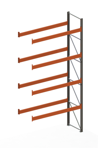META Palletstelling MULTIPAL voor 15 pallets, 2785 mm breed, 5 opslagniveaus