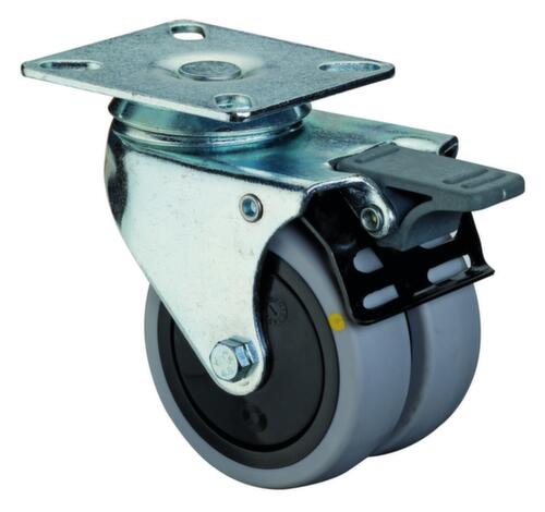 BS-ROLLEN Dubbel zwenkwiel