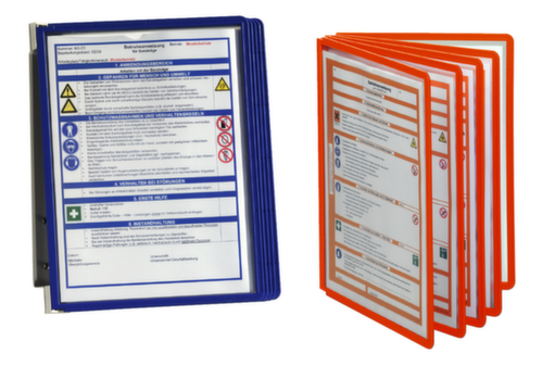 Durable Systeem met displaypanelen, met 5 zichtpanelen in DIN A4