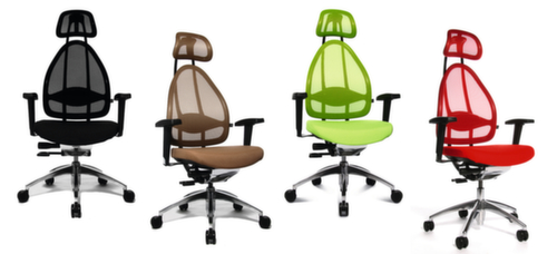 Topstar Bureaustoel Open Base + Art OPEN ART 10 met hoofdsteun