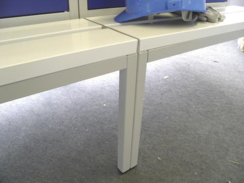 PAVOY Garderobekast Basis lichtgrijs met 2 vakken