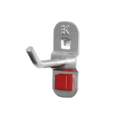 Kappes Aluminiumkleurige haak RasterPlan® voor geperforeerde plaat