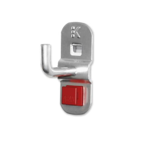 Kappes Aluminiumkleurige haak RasterPlan® voor geperforeerde plaat