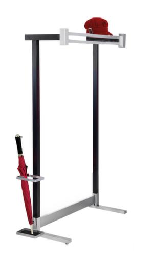 Garderoberek Montana, zilver/antraciet