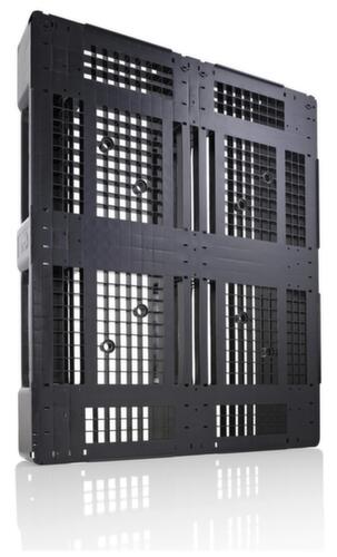 Pallet Eco D3-ECO, PE-regeneraat, lengte x breedte 1200 x 1000 mm