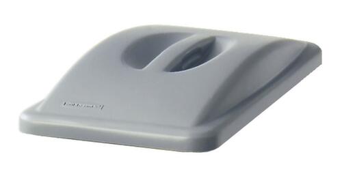 Rubbermaid Deksel Slim Jim® met greep voor afvalverzamelaar, grijs