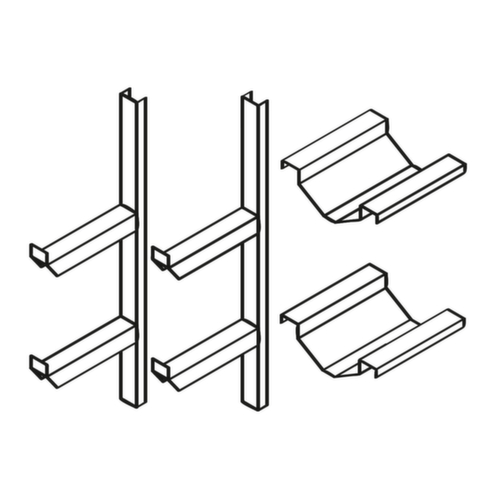 Vatrek voor containers met gevaarlijke stoffen, 2 x 60 liter vat