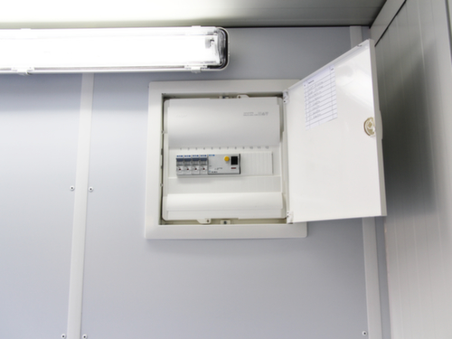 Säbu Toiletcontainers FLADAFI® voor dames en heren, hoogte x breedte x diepte 2600 x 3050 x 2170 mm