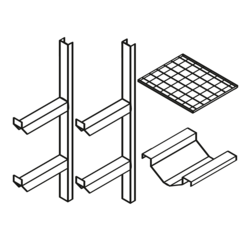 Vatrek voor containers met gevaarlijke stoffen, 50 liter vat