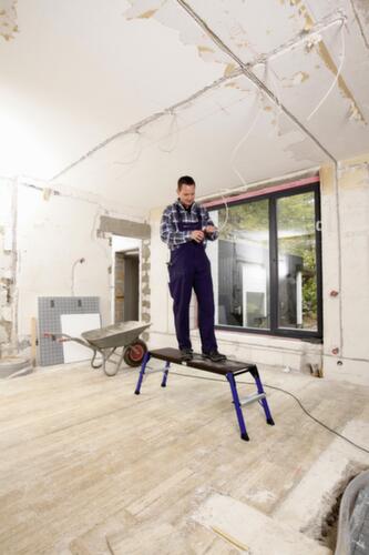 Krause In-/uitklapbaar werkplatform Monto® StepTop®, bordeshoogte 470 mm