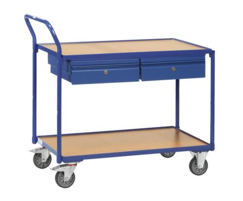 fetra Tafelwagen met laden 1000x600 mm, draagvermogen 300 kg, 2 etages