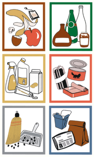stumpf Set stickers voor afvalverzamelaar