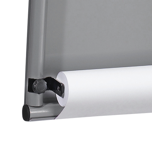 Franken verrijdbare flipover Pro Mobil met papierhouder, hoogte 1630 - 1950 mm