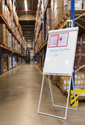 Franken flipover PRO Deluxe Standard met 2 papierhouders, hoogte 1100 - 1880 mm