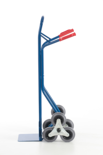 Rollcart 3-ster trappensteekwagen, draagvermogen 150 kg, breedte schep 300 mm, TPE-banden