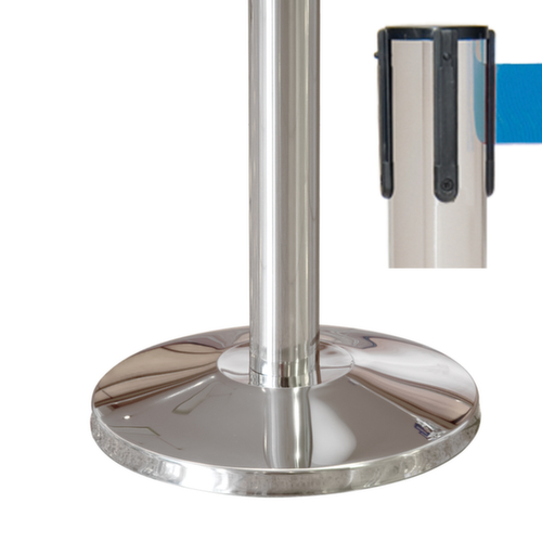 Moravia Sjorbandsysteem MORION, lengte afzetlint 2,5 m, paal RVS