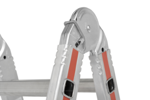 Hymer Vierdelige multifunctionele vouwladder SC 40