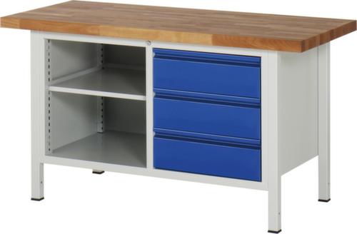 RAU In hoogte verstelbare werkbank Serie 8000 met beukenblad