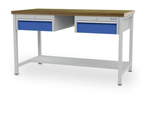 Bedrunka + Hirth Werkbank frame in veel kleuren en blad in verschillende soorten verkrijgbaar