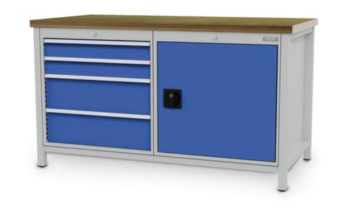 Bedrunka + Hirth Werkbank frame in veel kleuren en blad in verschillende soorten verkrijgbaar