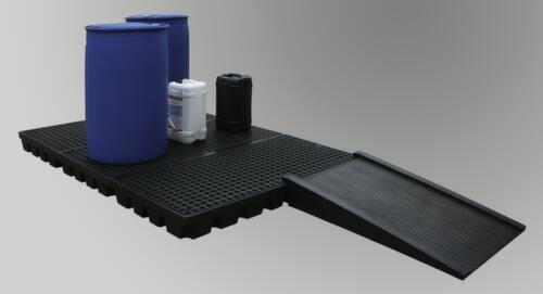 Lacont PE-opvangbak met geperforeerde plaat