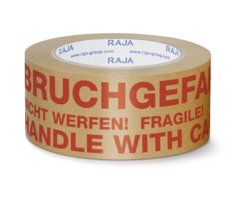 Milieuvriendelijk papieren waarschuwingstape