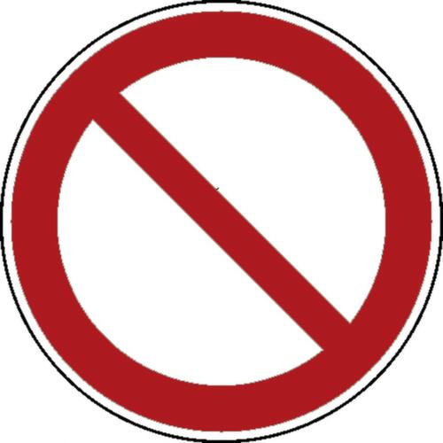 Verbodsbord conform Wegenverkeerswet