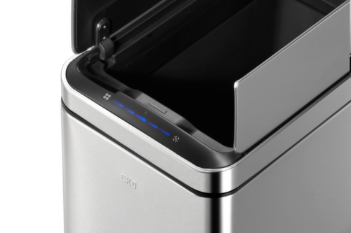 Sensor-afvalbak EKO Deluxe Phantom van RVS