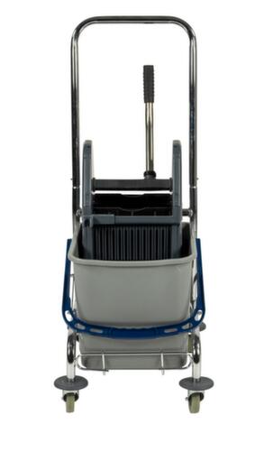 Dweilwagen met mopwringer, 1x27 l emmer in blauw